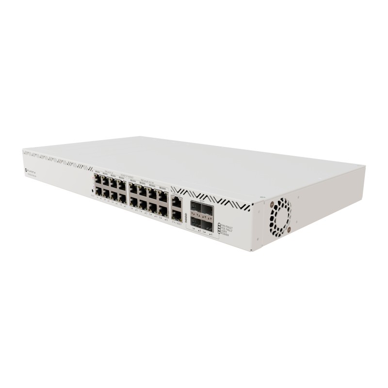 MikroTik Cloud Router Switch | CRS320-8P-8B-4S+RM with RouterOS v7, 2U rackmount Enclosure | No Wi-Fi | 1000 Mbit/s | Ethernet L