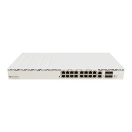 MikroTik Cloud Router Switch | CRS320-8P-8B-4S+RM with RouterOS v7, 2U rackmount Enclosure | No Wi-Fi | 1000 Mbit/s | Ethernet L
