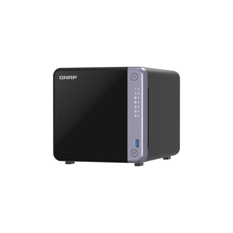 QNAP Cost-effective 4-bay 10GbE NAS | TS-432X-4G | Alpine | AL524 | Processor frequency 2 GHz | 4 GB | DDR4 SODIMM | 90W adapter