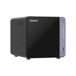 QNAP Cost-effective 4-bay 10GbE NAS | TS-432X-4G | Alpine | AL524 | Processor frequency 2 GHz | 4 GB | DDR4 SODIMM | 90W adapter