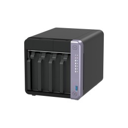 QNAP Cost-effective 4-bay 10GbE NAS | TS-432X-4G | Alpine | AL524 | Processor frequency 2 GHz | 4 GB | DDR4 SODIMM | 90W adapter