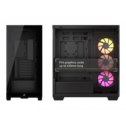 Corsair PC Case | iCUE LINK 3500X RGB | Black | Mid-Tower | Power supply included No | ATX