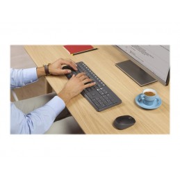 Logitech | MK235 | Keyboard and Mouse Set | Wireless | Mouse included | Batteries included | US | Black | 475 g