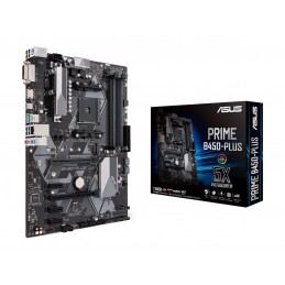 Asus | PRIME B450-PLUS | Processor family AMD | Processor socket AM4 | Memory slots 4 | Number of SATA connectors 6 x SATA 6Gb/s