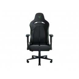 Razer Enki X Ergonomic Gaming Chair EPU Synthetic Leather Steel High density Polyurethane Moulded Foam | Black/Green