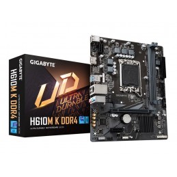 Gigabyte | H610M K DDR4 1.0 M/B | Processor family Intel | Processor socket LGA1700 | DDR4 DIMM | Memory slots 2 | Supported har