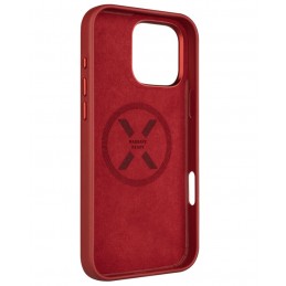 Fixed MagLeather | Back cover | Apple | iPhone 16 Pro Max | Leather | Red