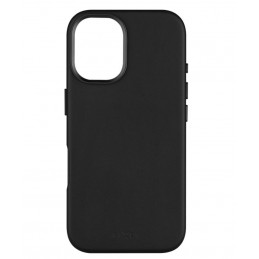 Fixed MagLeather | Back cover | Apple | iPhone 16 | Leather | Black