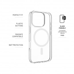 Fixed | MagPure | Back Cover | Apple | iPhone 16 Pro | TPU | Clear