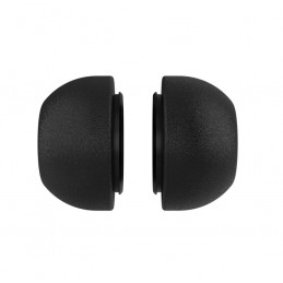 Fixed Plugs Pro, 2 sets, size XS | Plugs | Apple | Airpods Pro/Pro 2 | Foam | Black