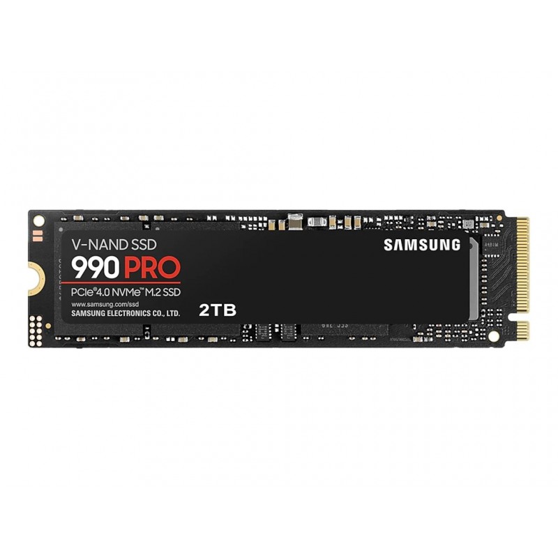 Samsung | 990 PRO | 2000 GB | SSD form factor M.2 2280 | Solid-state drive interface PCIe Gen4x4 | Read speed 7450 MB/s | Write 