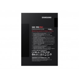 Samsung | 990 PRO | 2000 GB | SSD form factor M.2 2280 | Solid-state drive interface PCIe Gen4x4 | Read speed 7450 MB/s | Write 