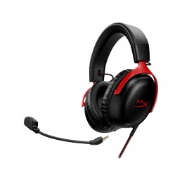 HEADSET HYPERX CLOUD III/BLACK/RED 727A9AA HYPERX