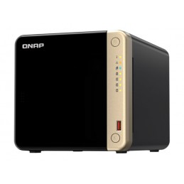 QNAP | 4-Bay desktop NAS | TS-464-8G | Intel Celeron | N5095 4-core | Processor frequency 2.9 GHz | 8 GB