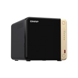 QNAP | 4-Bay desktop NAS | TS-464-8G | Intel Celeron | N5095 4-core | Processor frequency 2.9 GHz | 8 GB