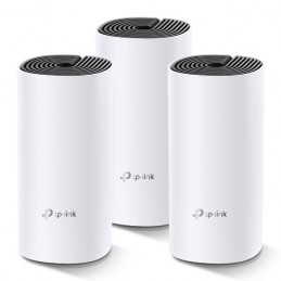 Whole Home Mesh WiFi System | Deco M4 (3-Pack) | 802.11ac | 300+867 Mbit/s | 10/100/1000 Mbit/s | Ethernet LAN (RJ-45) ports 2 |