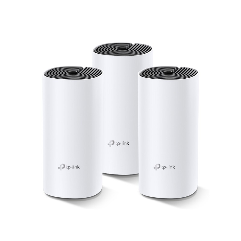 Whole Home Mesh WiFi System | Deco M4 (3-Pack) | 802.11ac | 300+867 Mbit/s | 10/100/1000 Mbit/s | Ethernet LAN (RJ-45) ports 2 |