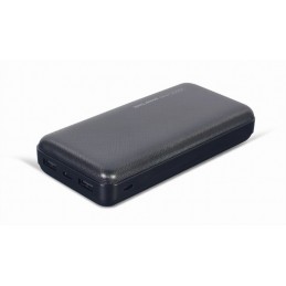 Gembird | Power Bank | PB20-02 | 20000 mAh | 2 x USB-AF | Black