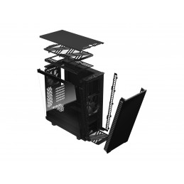 Fractal Design | Fractal Define 7 Compact Light Tempered Glass | Side window | Black | ATX | Power supply included No | ATX