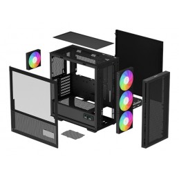 Deepcool | MID TOWER CASE | CH560 Digital | Side window | Black | Mid-Tower | Power supply included No | ATX PS2