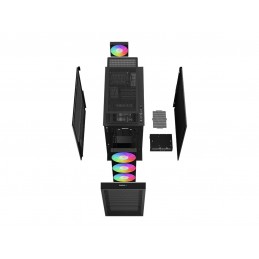 Deepcool | MID TOWER CASE | CH560 Digital | Side window | Black | Mid-Tower | Power supply included No | ATX PS2