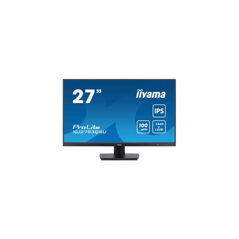 LCD Monitor|IIYAMA|27"|Business|Panel IPS|2560x1440|16:9|100Hz|Matte|1 ms|Speakers|Tilt|Colour Black|XU2793QSU-B6