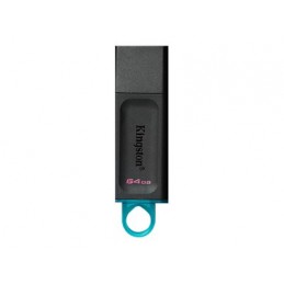 Kingston | DataTraveler Exodia USB Flash Drive | 64 GB | USB 3.2 Gen 1 | Black/Blue