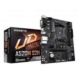 Gigabyte | A520M S2H 1.0 | Processor family AMD | Processor socket AM4 | DDR4 DIMM | Memory slots 2 | Chipset AMD A | Micro ATX