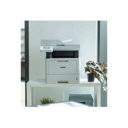 Brother Multifunction Printer | DCP-L5510DW | Laser | Mono | All-in-one | A4 | Wi-Fi | White