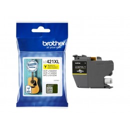 Brother LC421XLY Ink Cartridge, Yellow | Brother LC421XLY | Ink Cartridge | Yellow