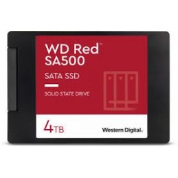 SSD|WESTERN DIGITAL|Red SA500|4TB|SATA 3.0|Write speed 520 MBytes/sec|Read speed 560 MBytes/sec|2,5"|TBW 500 TB|MTBF 1750000 hou