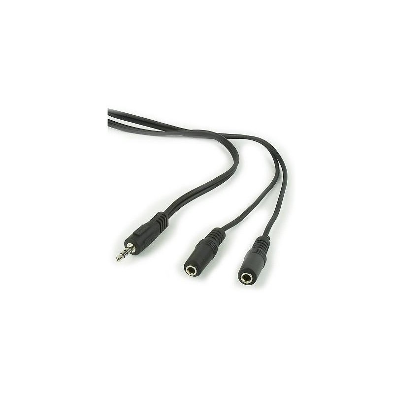 CABLE AUDIO SPLITTER 3.5MM/5M BLACK CCA-415 GEMBIRD