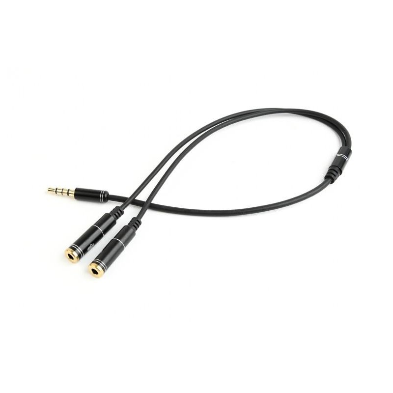 CABLE AUDIO 3.5MM 4-PIN TO/3.5MM S+MIC CCA-417M GEMBIRD