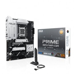 Asus | PRIME X870-P WIFI | Processor family AMD | Processor socket AM5 | DDR5 | Supported hard disk drive interfaces SATA, M.2 |