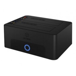 Raidsonic | Icy Box | IB-1232CL-U3 Dockingstation, 2x SATA 2.5" and/or 3.5" to 1x USB 3.2 Gen 1 Host + UASP