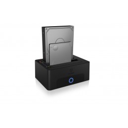 Raidsonic | Icy Box | IB-1232CL-U3 Dockingstation, 2x SATA 2.5" and/or 3.5" to 1x USB 3.2 Gen 1 Host + UASP