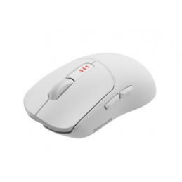 Genesis Zircon 500 | Wireless/Wired | Gaming Mouse | 2.4 GHz, Bluetooth, USB | White