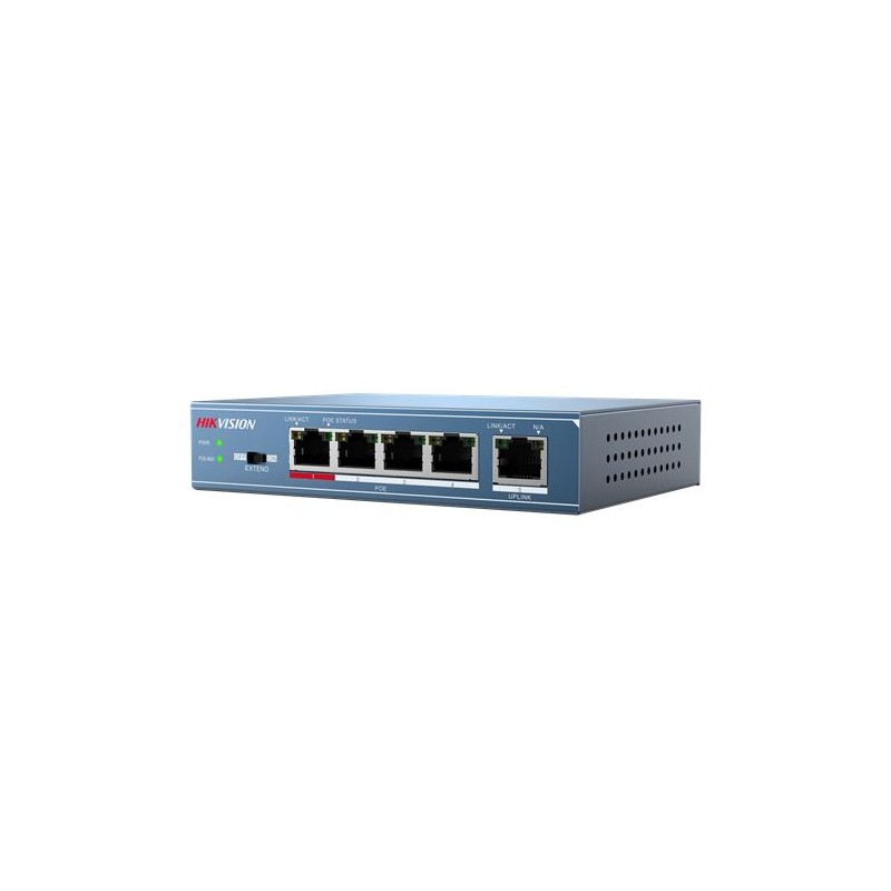 Hikvision | Switch | DS-3E0105P-E | Unmanaged | Desktop | 10/100 Mbps (RJ-45) ports quantity 4 | Gigabit Ethernet (copper) ports