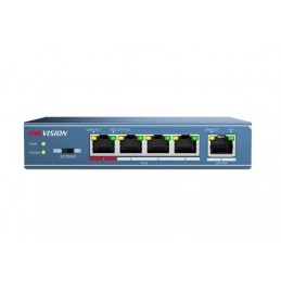 Hikvision | Switch | DS-3E0105P-E | Unmanaged | Desktop | 10/100 Mbps (RJ-45) ports quantity 4 | Gigabit Ethernet (copper) ports