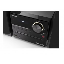 Sharp XL-B512(BK) Hi-Fi Micro System, CD/FM/USB/Bluetooth v5.0, 45W, Black | Sharp | Hi-Fi Micro System | XL-B512(BK) | Black | 