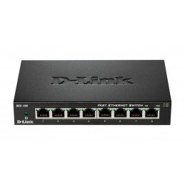 D-Link | Ethernet Switch | DES-108/E | Unmanaged | Desktop | 10/100 Mbps (RJ-45) ports quantity 8 | 60 month(s)