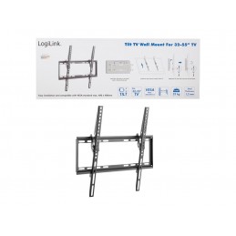 Logilink BP0037 TV Wall mount, 32"-55", tilt, small | Logilink | BP0037 TV Wall mount, 32"-55", tilt, small | 32 55 " | Maximum 