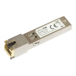 MikroTik | S+RJ10 | SFP+ | Copper | RJ-45 | 10/100/1000/10000 Mbit/s | Maximum transfer distance 200 m | COMPATIBLE ONLY WITH AC