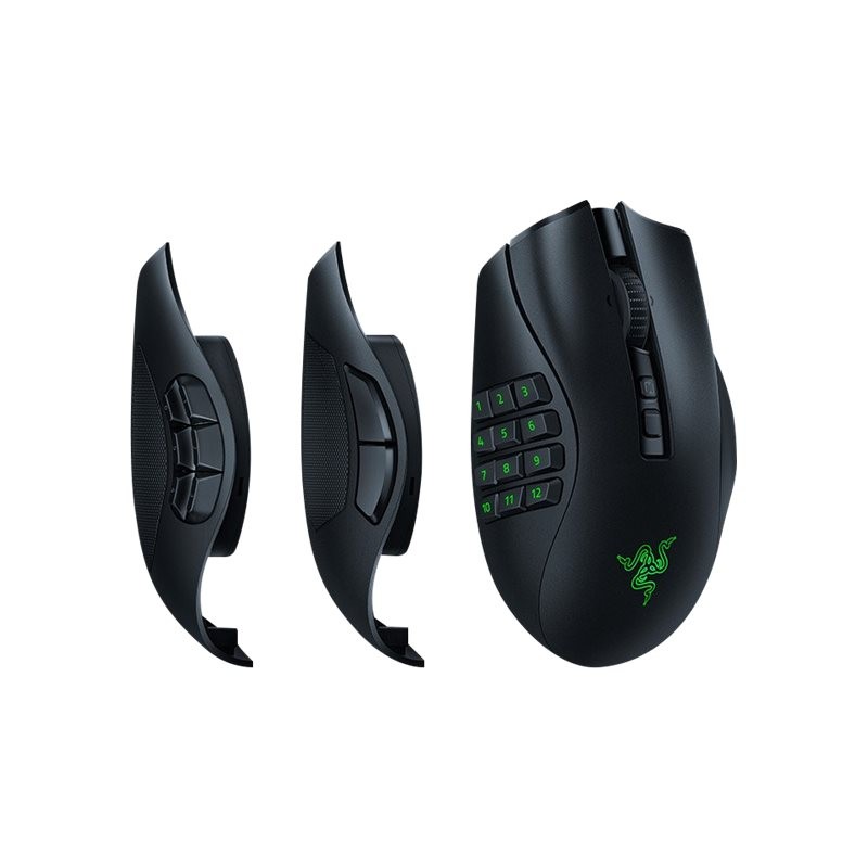 Razer | Naga V2 Pro | Gaming Mouse | Wireless | 2.4GHz, Bluetooth | Black | Yes