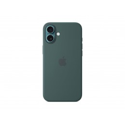 Apple iPhone 16 Plus Silicone Case with MagSafe - Lake Green | Apple