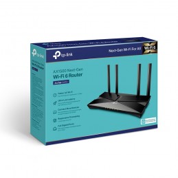 AX1500 Wi-Fi 6 Router | Archer AX10 | 802.11ax | 1201+300 Mbit/s | 10/100/1000 Mbit/s | Ethernet LAN (RJ-45) ports 4 | Mesh Supp