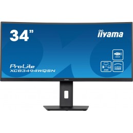 LCD Monitor|IIYAMA|XCB3494WQSN-B5|34"|Curved/21 : 9|Panel VA|3440x1440|21:9|Matte|0.4 ms|Speakers|Swivel|Height adjustable|Tilt|