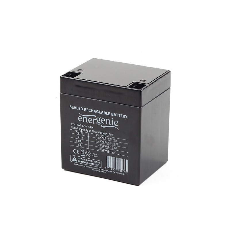 EnerGenie Rechargeable battery 12 V 4.5 AH for UPS | EnerGenie