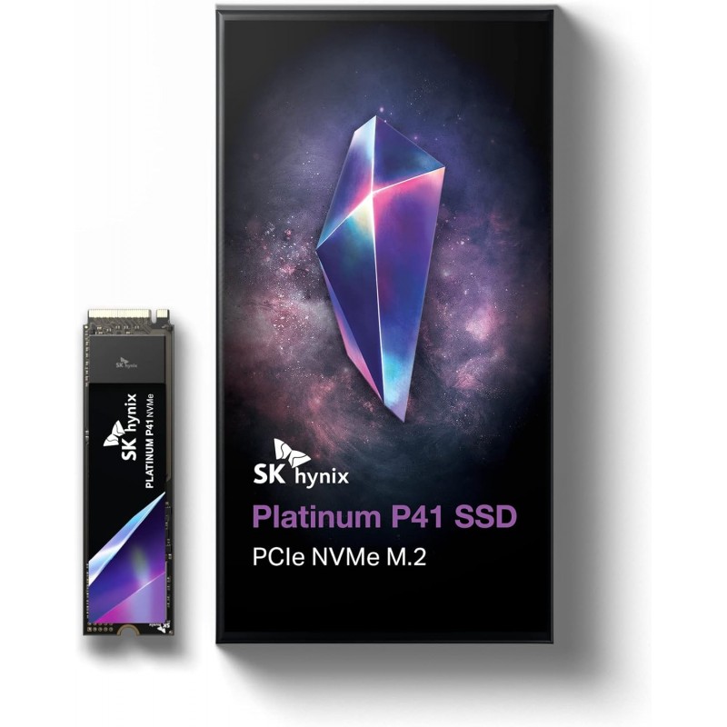 SK Hynix Platinum P41 SSD | 2000 GB | SSD form factor M.2 2280 | Solid-state drive interface PCIe Gen4x4 | Read speed 7000 MB/s 