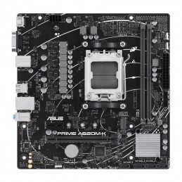 Asus | PRIME A620M-K | Processor family AMD | Processor socket AM5 | DDR5 DIMM | Memory slots 2 | Supported hard disk drive inte